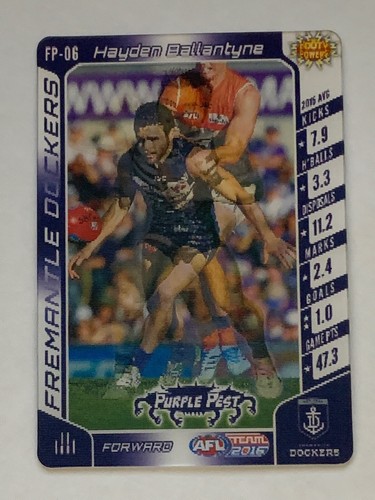 2016 AFL Teamcoach FOOTY POWERS Select From Dropdown List. - Picture 8 of 35