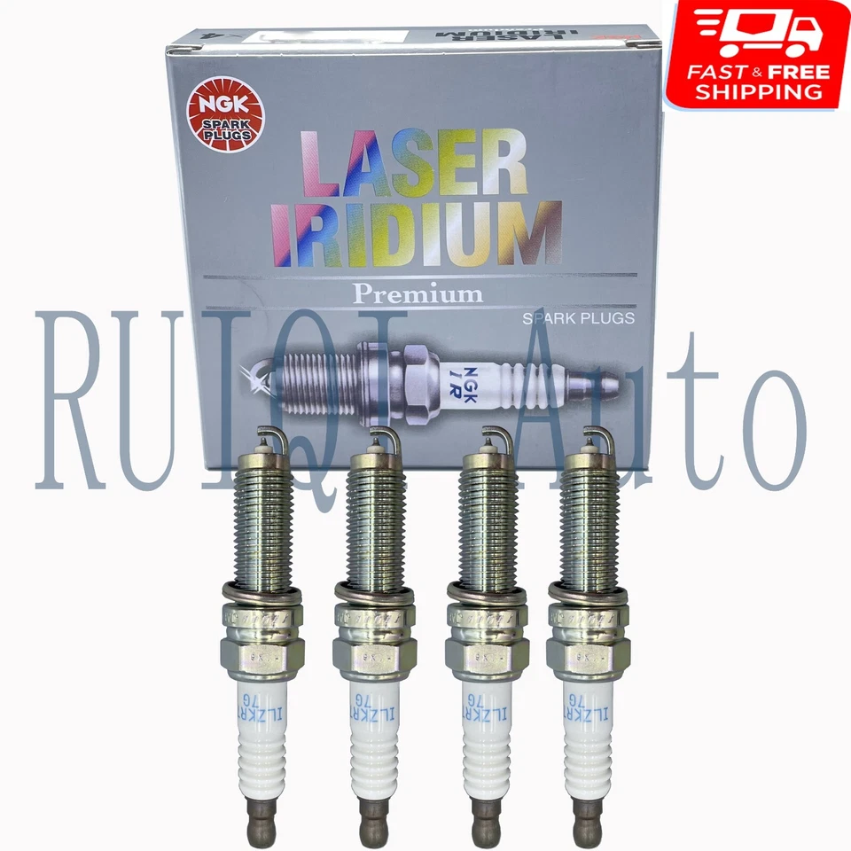 4X NGK ILZKR7G7G 90219 Iridium Platinum Spark Plug For Jeep Wrangler Grand 2.0T - Image 2 of 4