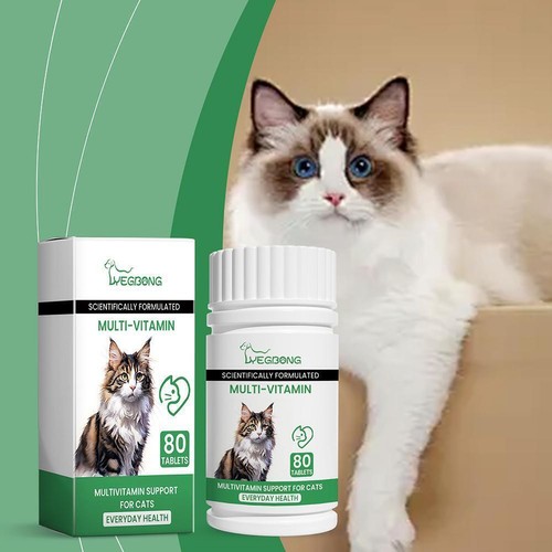 Multi Vitamin For Cats, 90 Chewable Tablets - Complete 1 Supports I7R6 - Imagen 4 de 18