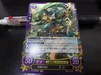 Fire Emblem Card 0 Cipher P13-003PR Lyn The Binding Blade Japanese