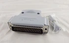 10pcs DB50 Male 50 Pin 3 Rows D-SUB Connector Grey Plastic Hood Cover Backshell