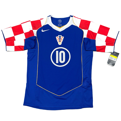 2004/05 Croatia Away Jersey #10 Niko Kovac Small (lose Fit) Nike