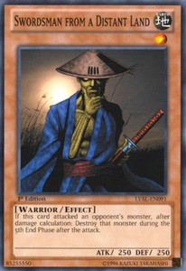 Swordsman from a Distant Land - LVAL-EN091 - Common - Unlimited x3 - Near Mint