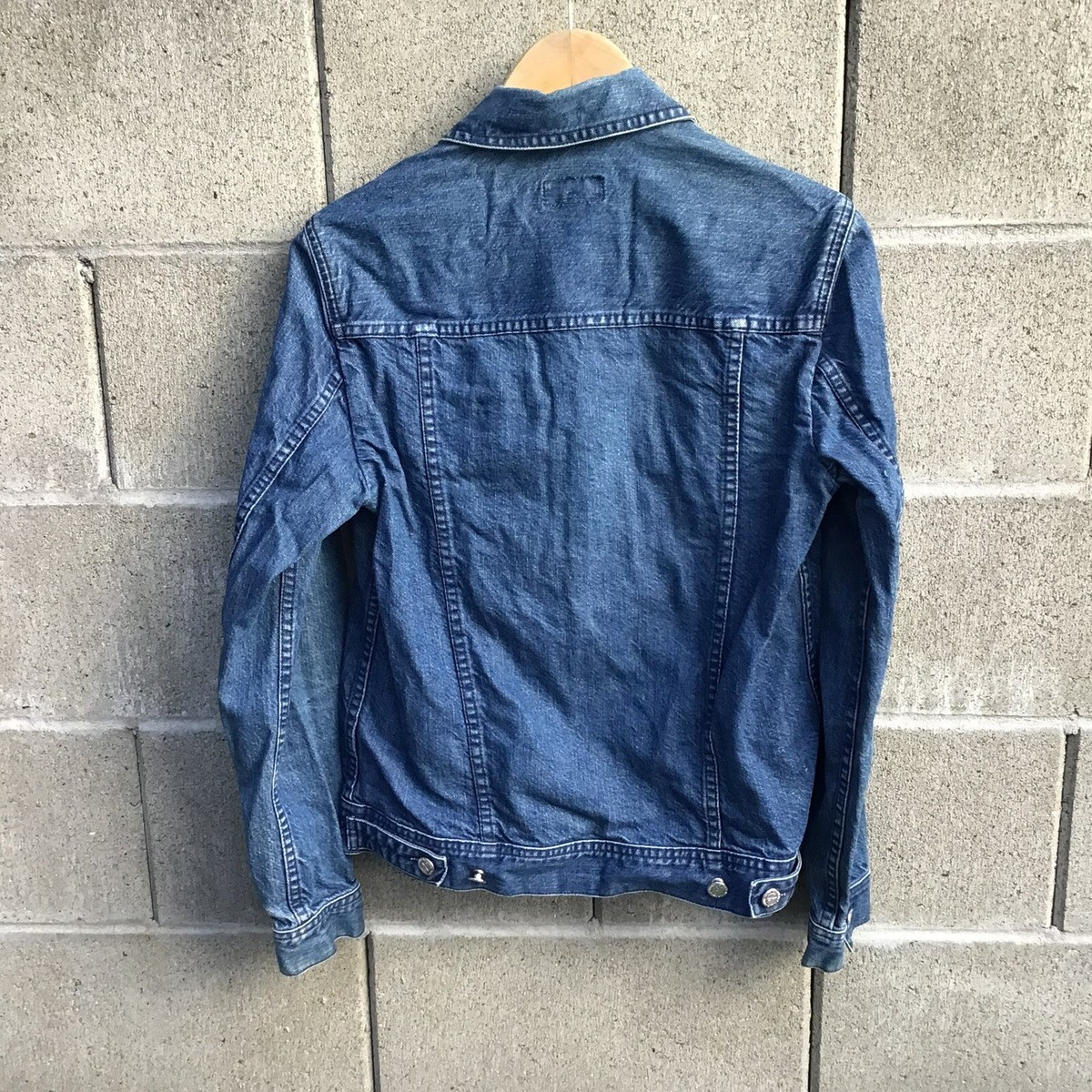 A.P.C - UOMO  A.P.C. APC Rue madame Paris blue denim button up trucker