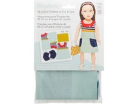 Simplicity Doll Clothes 18 Jumper&bag Aqua/stripe on sale Simplicity Doll Clothes 18 Jumper&bag Aqua/stripe on sale