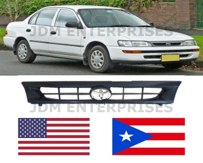 NEW FITS TOYOTA COROLLA 1993-1997 AE100 JDM MATTE BLACK WITH FACTORY EMBLEM | eBay