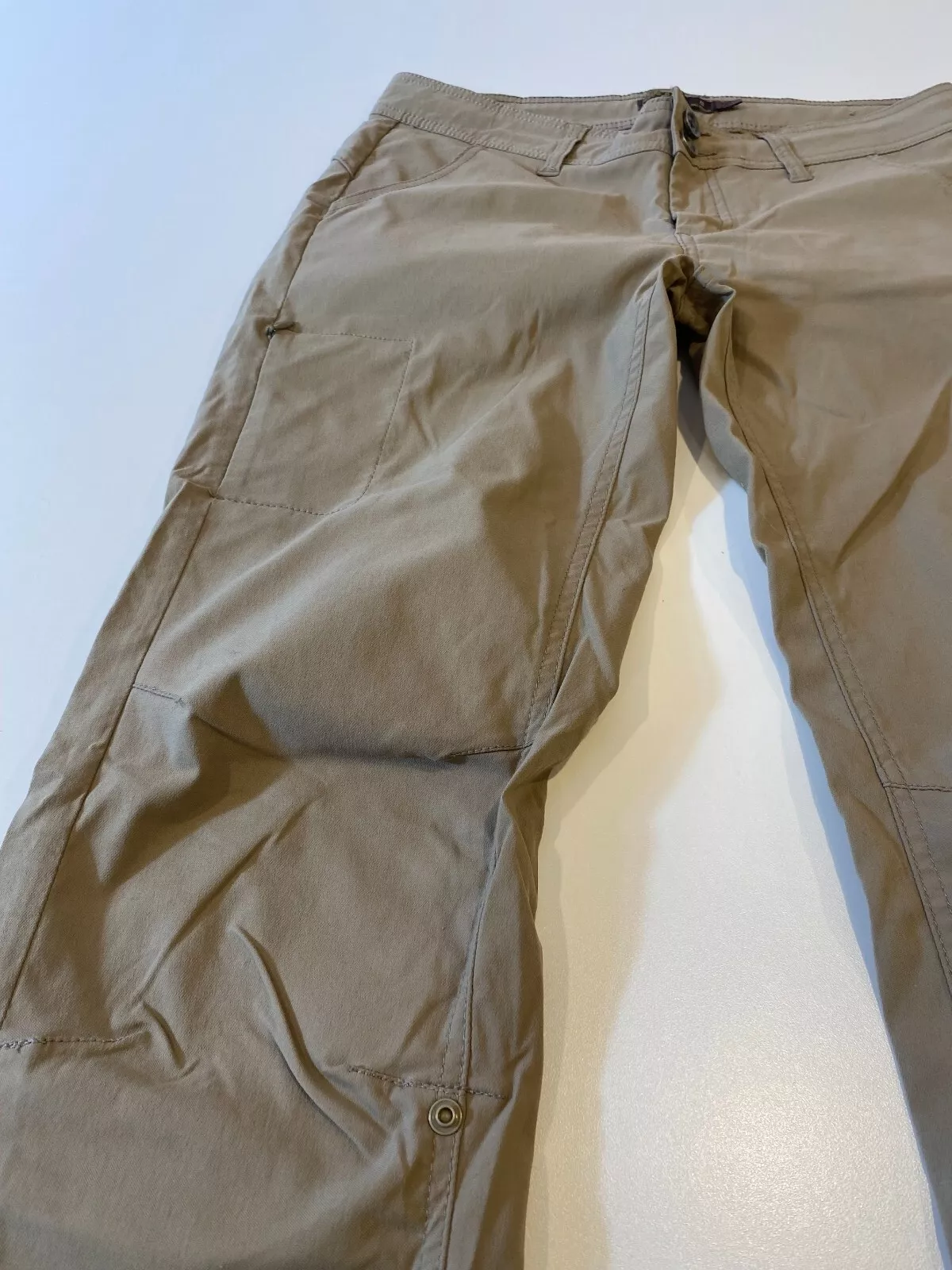 prana halle pant ii stretch nylon convertible roll-up upf 50 pants