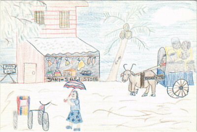 PC PHILIPPINES, THE SARI-SARI STORE, Modern Postcard (B40246)