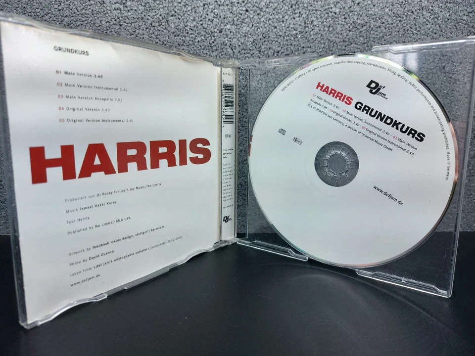 HARRIS - GRUNDKURS | Maxi-CD | Zustand gut / akzeptabel - Bild 2 von 2