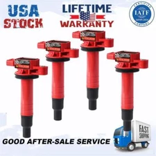 4 Ignition Coils Pack For Toyota Yaris Prius xA xB Echo 2001-2010 1.5L UF316 USA