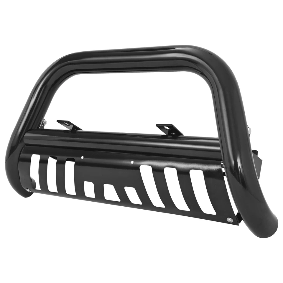Protector de rejilla de parachoques de empuje Black Bull Bar para Dodge Ram 1500 2500 3500 2002-2009 Foto 4 de 4