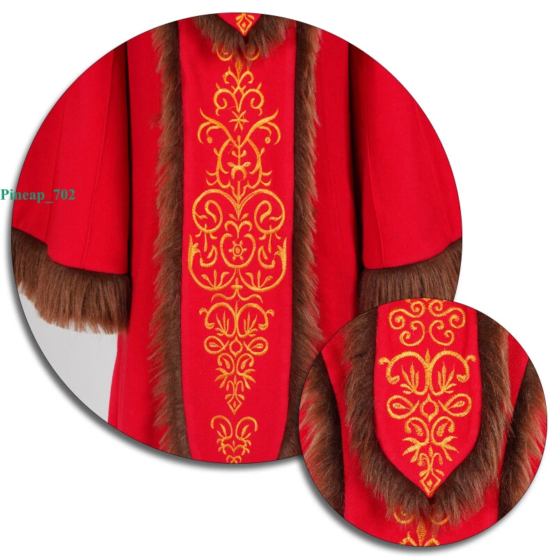 Star Wars Reina Amidala Conjunto Rojo, Película de Acción en Vivo Actuación Disfraz Juegos con disfraces Foto 4 de 4