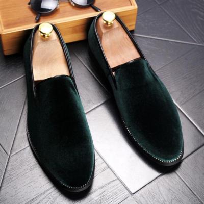 Men's Velvet Loafers Casual Dress 