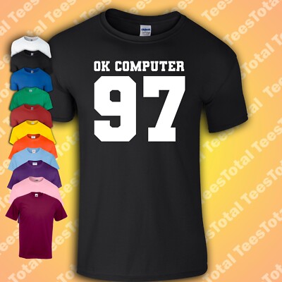 90s RADIOHEAD OK Computer Tシャツ OK Computer 97 Radiohead T-Shirt | Thom Yorke | Jonny Greenwood