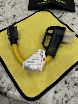 M1A2 Heavy-Duty Welder Adapter Cord, NEMA 14-50P Male to 6-50R Female, Yellow 