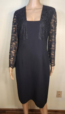 KIR Size 12 Little Black Dress with Sequins