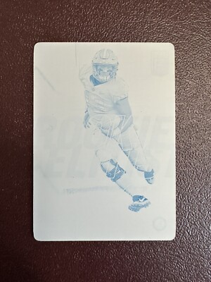 2020 Donruss Elite Tua Tagovailoa Rookie Cyan Printing Plate 1/1 RC Miami  