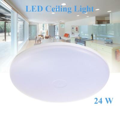 24W LED UFO Ceiling Lights Panel Down Wall Lamp Living Room Bedroom Cool White