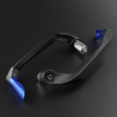 Motorrad Brems Kupplungshebel Handschutz für 78 Millimeter Lenker schwarz