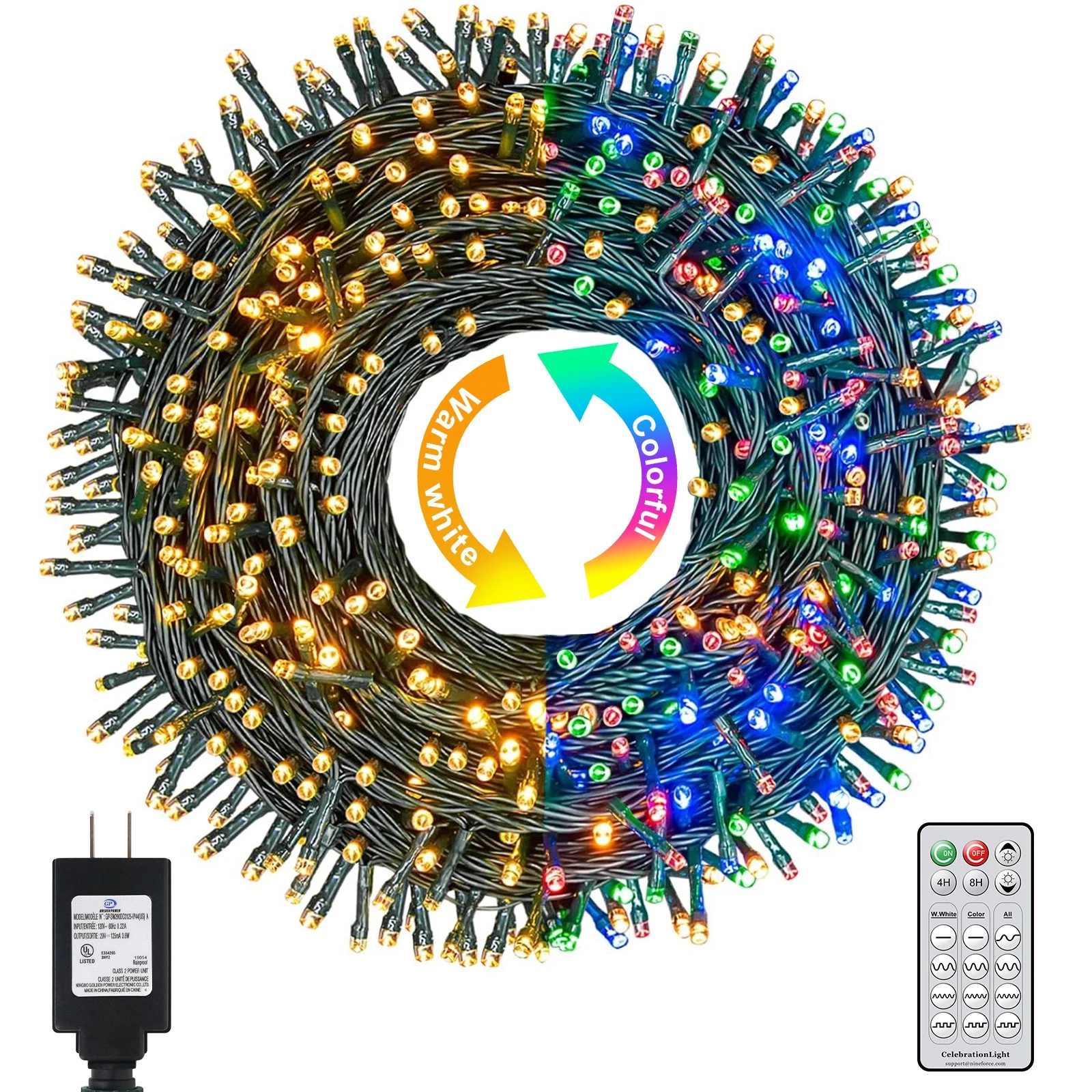 108-148FT LED Christmas LED String Lights with Remote Timer Indoor Outdoor Decor
Opens in a new wind