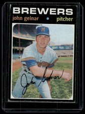 1971 Topps #604 John Gelnar