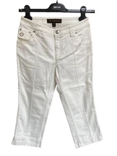 Louis Vuitton Women's Denim Pants White Size 34 From Japan i20612