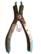 KD Tools 82145 Snap Ring Pliers – 9" Internal Jaws, Forged Pincer-Style Design, Force-Enhancing Handles, Plastic Grips, Steel Jaw