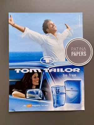 2004 Tom Tailor Be Free Fragrance for men Vintage Ad Retro Werbung Reklame