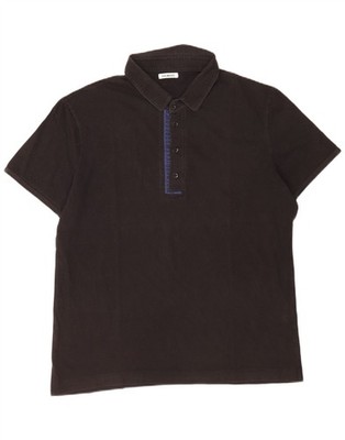 Bikkembergs Mens Polo Shirt 2XL Black Cotton DN11