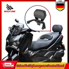 Beifahrer-Rückenlehne Für Yamaha X MAX 300 125 YP Komfort Kissen 2023 WOLFLINE