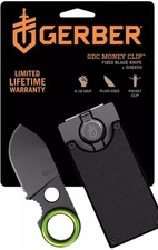 NIP Gerber Gear GDC Money Clip with Small Pocket Knife G-10 Composite