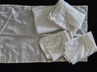 40 Vintage Napkins Embroidery Lace Linen Cotton New Mixed Lot — photo 8