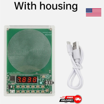For Schumann Wave Generator Pulse Sine Frequency+Audio Output Connector+Case