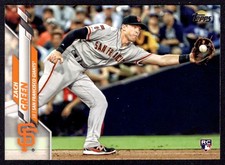 2020 Topps Update Zach Green Rookie San Francisco Giants #U-197