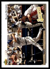 Kevin Seitzer 1992 Upper Deck #783 Brewers MLB READ FREE SHIPPING AutographDen
