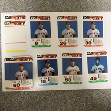Takara Pro Baseball Card Vintage60 Yomiuri Giants 30 Cards Plus 2 Spare Set