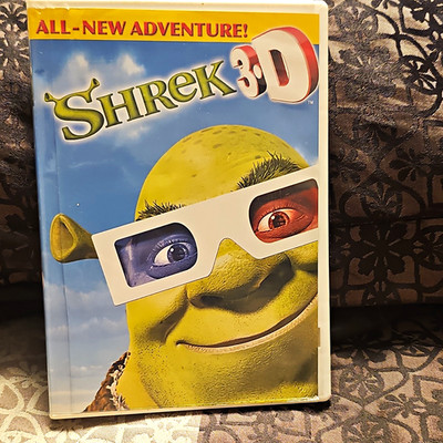 DreamWorks Shrek 3-D DVD 3D Animation NR 16m English/French 2003 Tall Case