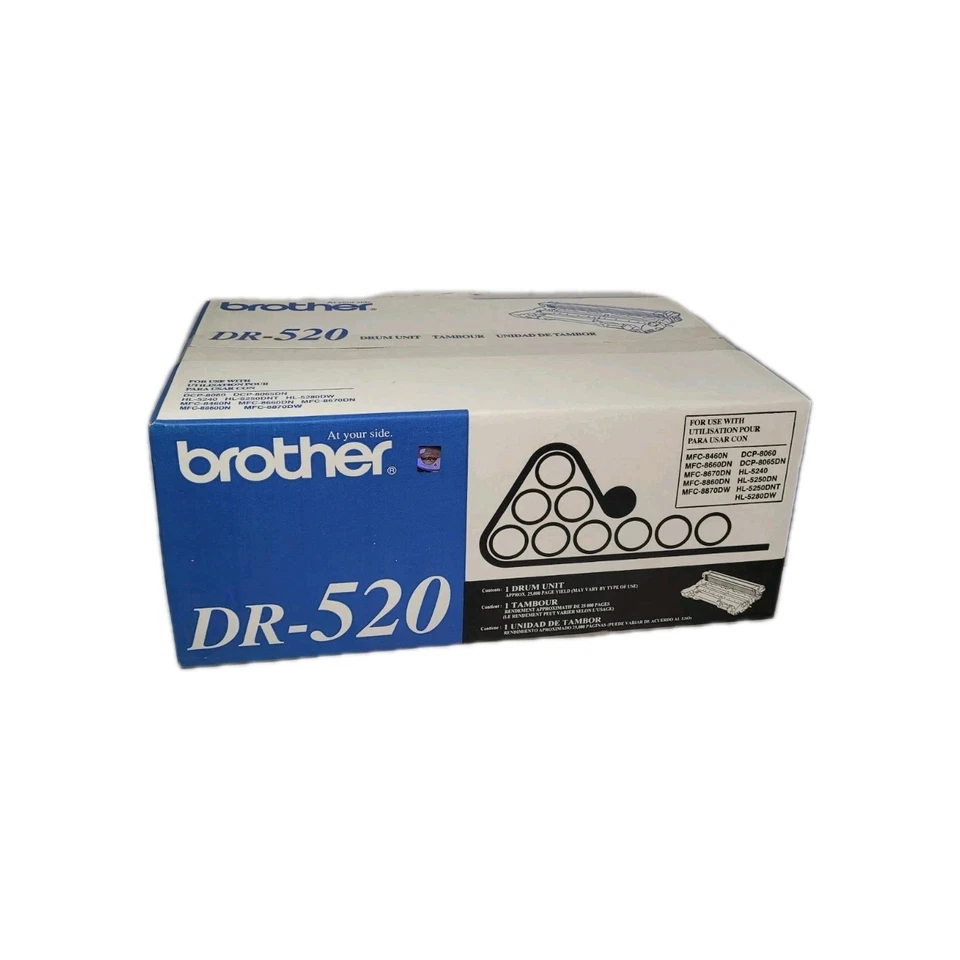 Genuine Brother DR-520 Drum Unit DCP-8060 8065 HL-5280DW 5250DN 5240 - *NEW OEM! - Image 3 of 4