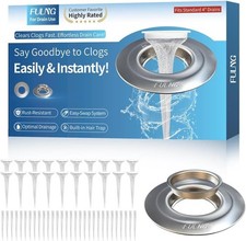 Shower Drain Hair Catcher Hair Drain Catcher for Shower Bathtub, Stainless