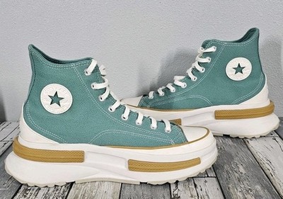 Converse Run Star Legacy CX Hi Top Algae Coast Teal Sneakers A03054C M10.5 W12