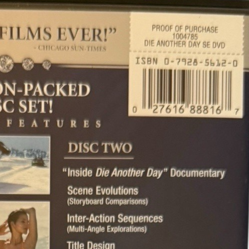 Die Another Day 007 DVD Pierce Brosnan Halle Berry Special Edition Full Screen - Picture 4 of 7