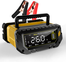 26-Amp Smart Battery Charger Lithium Lifepo4  Lead-Acid   6V/12V/24V Automatic