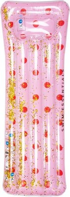 Luftmatratze Rosa mit roten Punkten