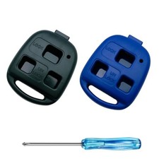 Replacement Keyless Entry Remote Key Fob Case Cover for Lexus ES300 Black Blue