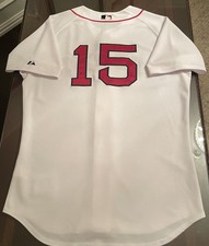Dustin Pedroia 15 Boston Red Sox Authentic On-Field Majestic Home Jersey 48/XL