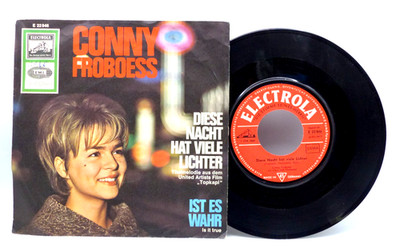 7'' Single Vinyl - Conny Froboess Diese Nacht Hat Viele Lichter  Ist - S15169 WW4