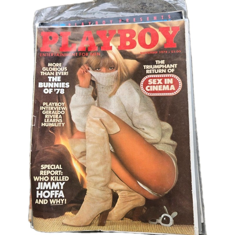 Playboy Magazine November 1978 Cover & POTM: Monique St. Pierre Centerfold