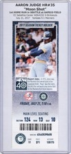 Aaron Judge HR #35 MOONSHOT 2017 Mariners Yankees 7/21 Full Ticket 1977 RUPPERT