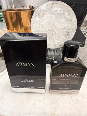 Armani Eau de nuit pour homme Eau de Toilette 100ml Neu OVP