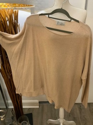 TIF TIFFY Dänemark Pullover A-Linie Gr. L/XL mit Kaschmir+Merino ungetr. (89)
